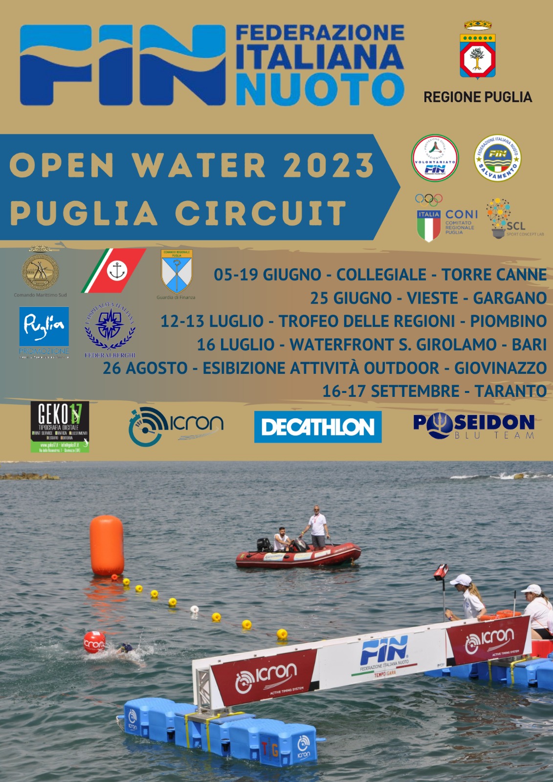 ITALIAN OPEN WATER TOUR, BELLISSIMO EVENTO DI NUOTO IN ACQUE